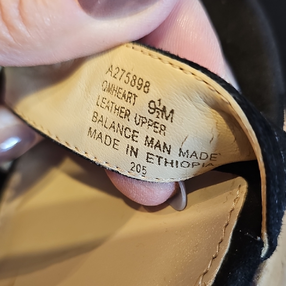 Marc Fisher Black and Natural Cork Wedges - Picture 11 of 11